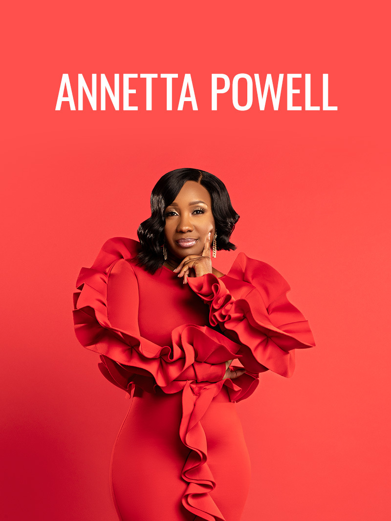 Annetta Powell Red Dress